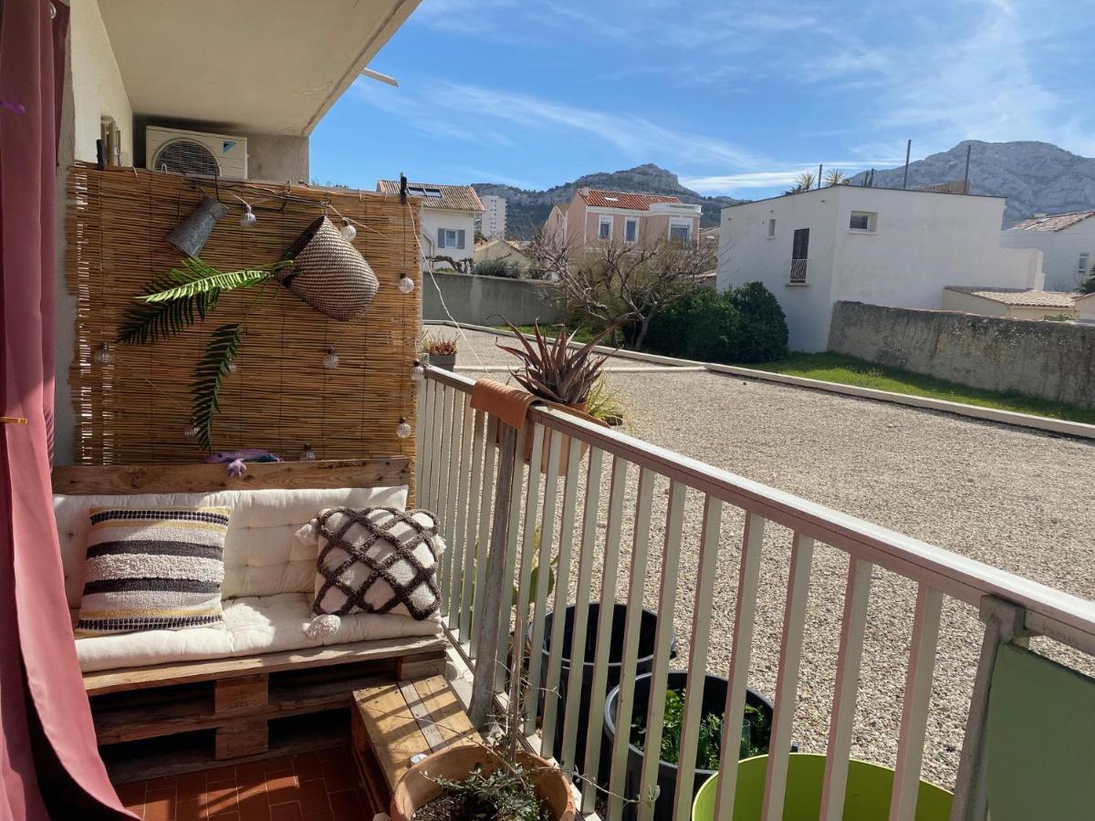 Appartement à 20 mètres de la plage avec balcon Marseille Extérieur photo